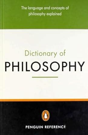 the penguin dictionary of philosophy penguin reference PDF